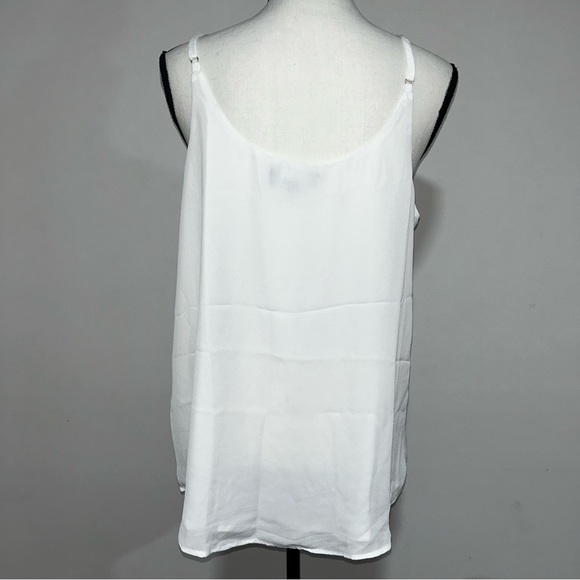 Lulu’s White Mesh Lightweight Tank Top - Slightly Stained - Picture 7 of 10